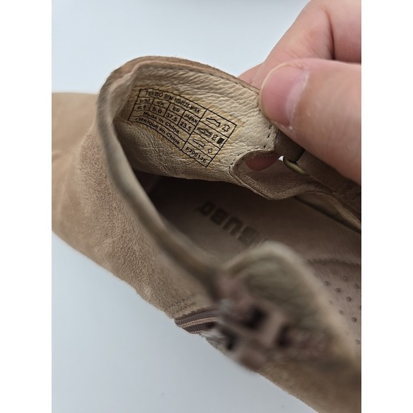 Tsubo Beige Suede Leather Zip Ankle Boots Womens‎ Size 6.5 Style 1002528-Mink - Picture 5 of 12